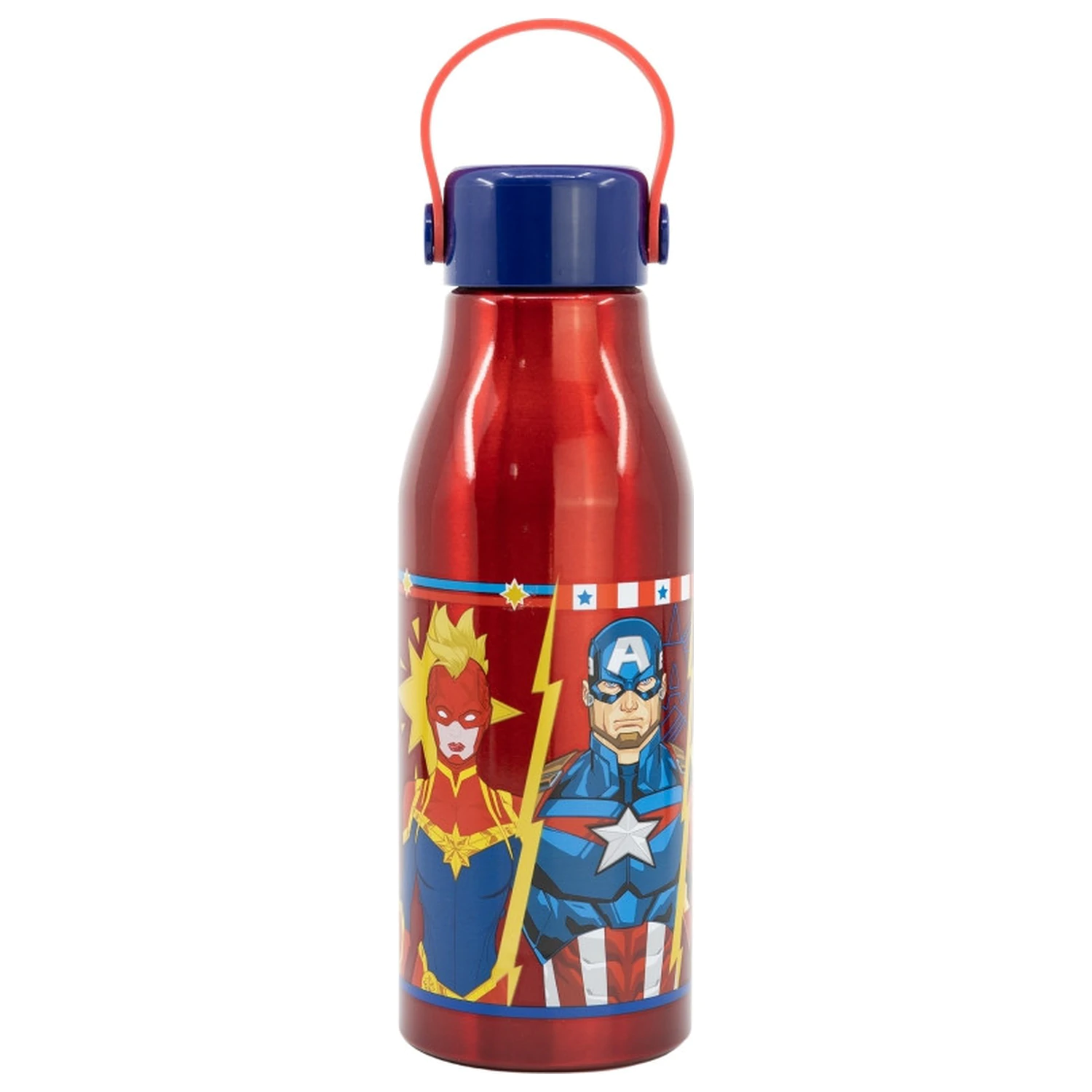 Bosszúállók Invincible Force Flexi alumínium kulacs csavaros kupakkal, akasztóval 760 ml termékfotó