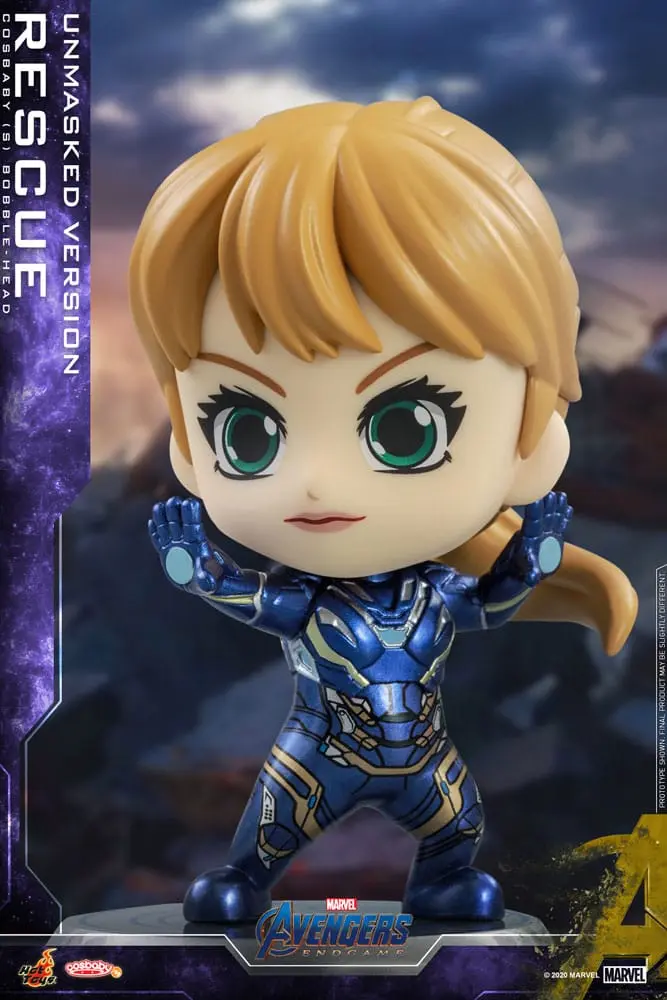 Avengers: Endgame Cosbaby (S) Minifigur Rescue (Unmasked Version) 10 cm termékfotó