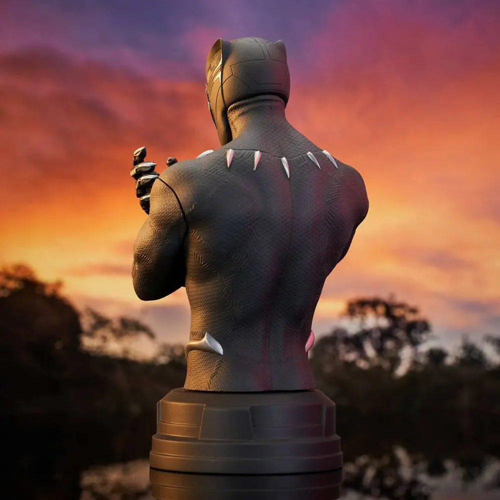 Bosszúállók: Végjáték mellszobor figura 1/6 Black Panther 15 cm termékfotó