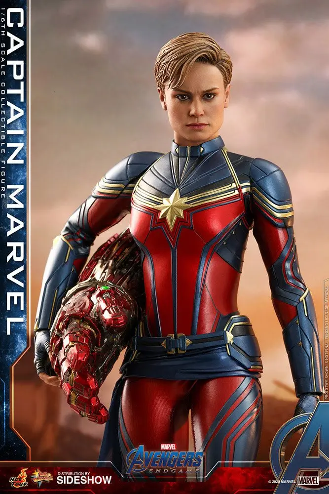 Bosszúállók: Végjáték Movie Masterpiece Series 1/6 Captain Marvel PVC akciófigura 29 cm termékfotó