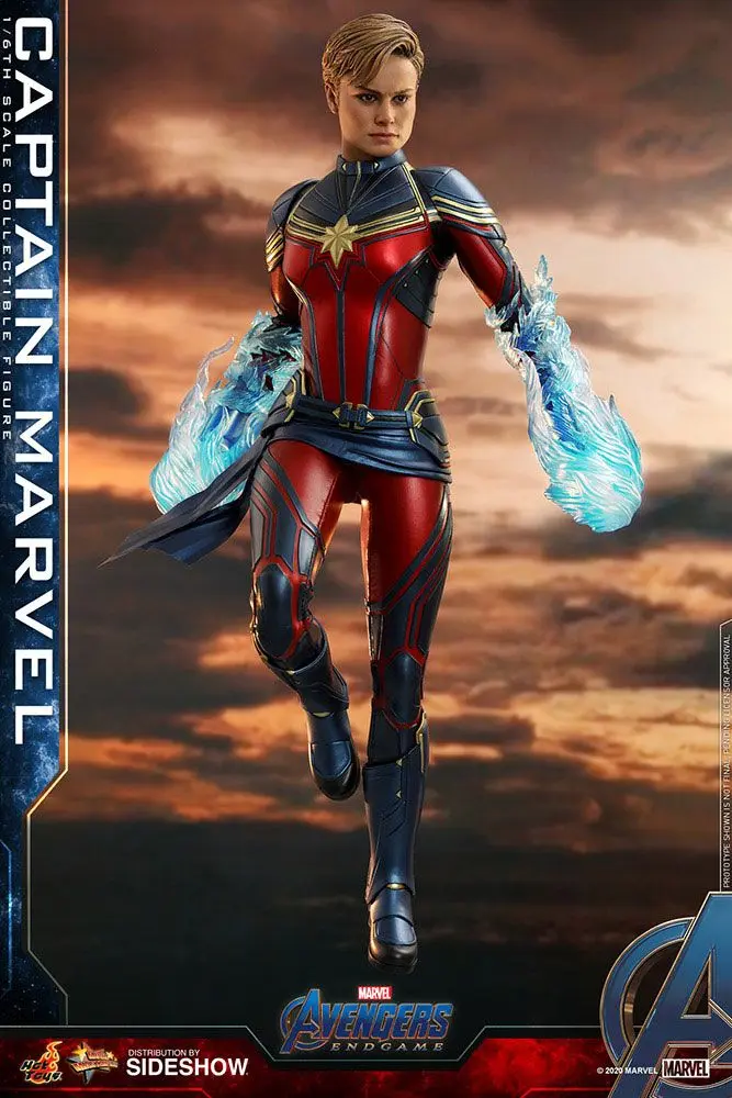 Bosszúállók: Végjáték Movie Masterpiece Series 1/6 Captain Marvel PVC akciófigura 29 cm termékfotó