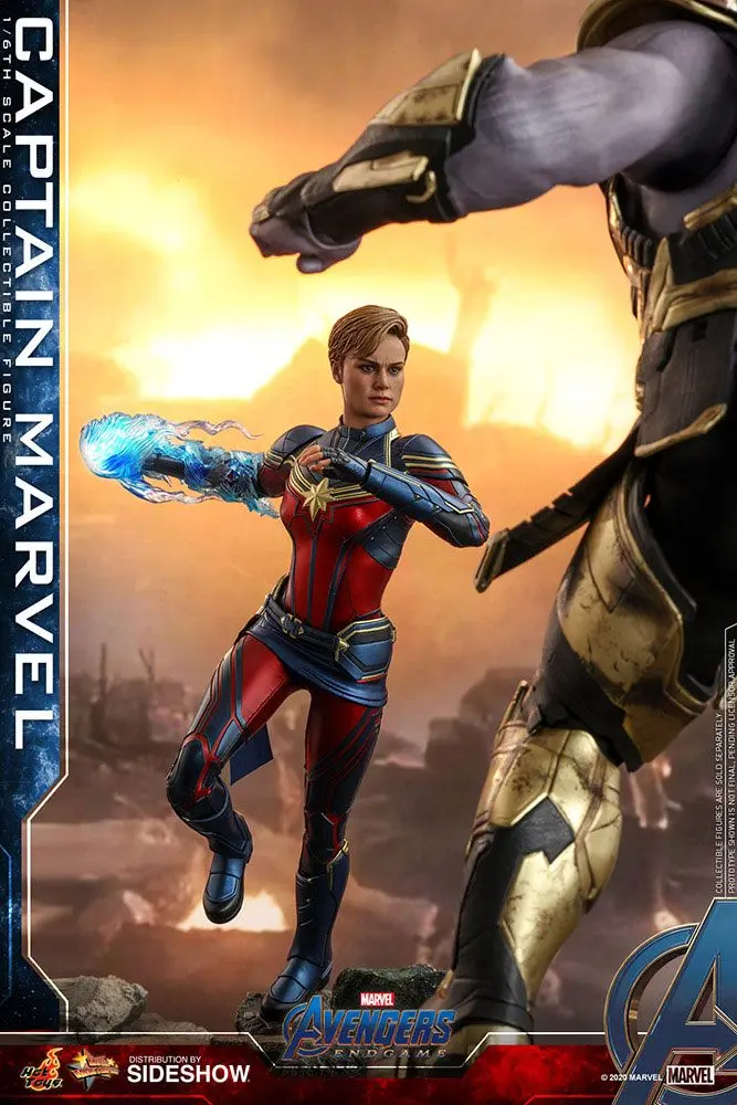 Bosszúállók: Végjáték Movie Masterpiece Series 1/6 Captain Marvel PVC akciófigura 29 cm termékfotó