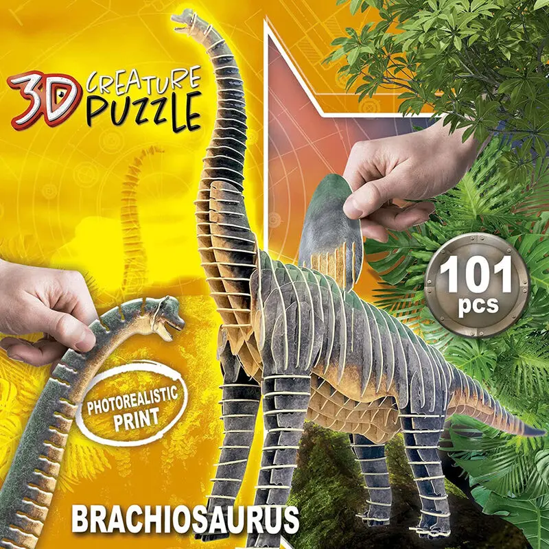 Brachiosaurus puzzle 3D 101db-os termékfotó