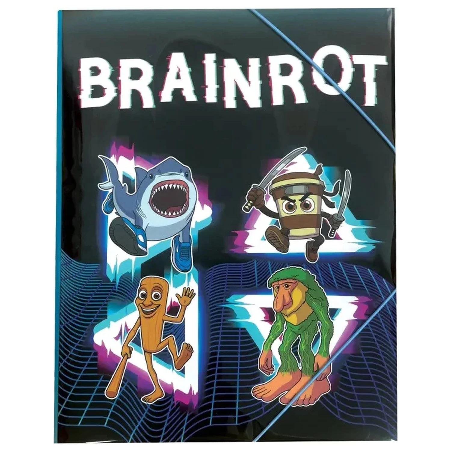 Brainrot Dark A/4 gumis mappa termékfotó
