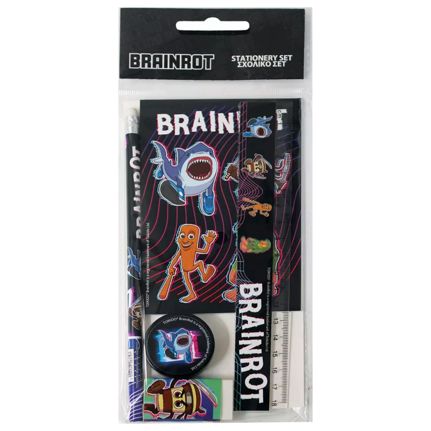 Brainrot Vibes írószer szett 5 db-os termékfotó