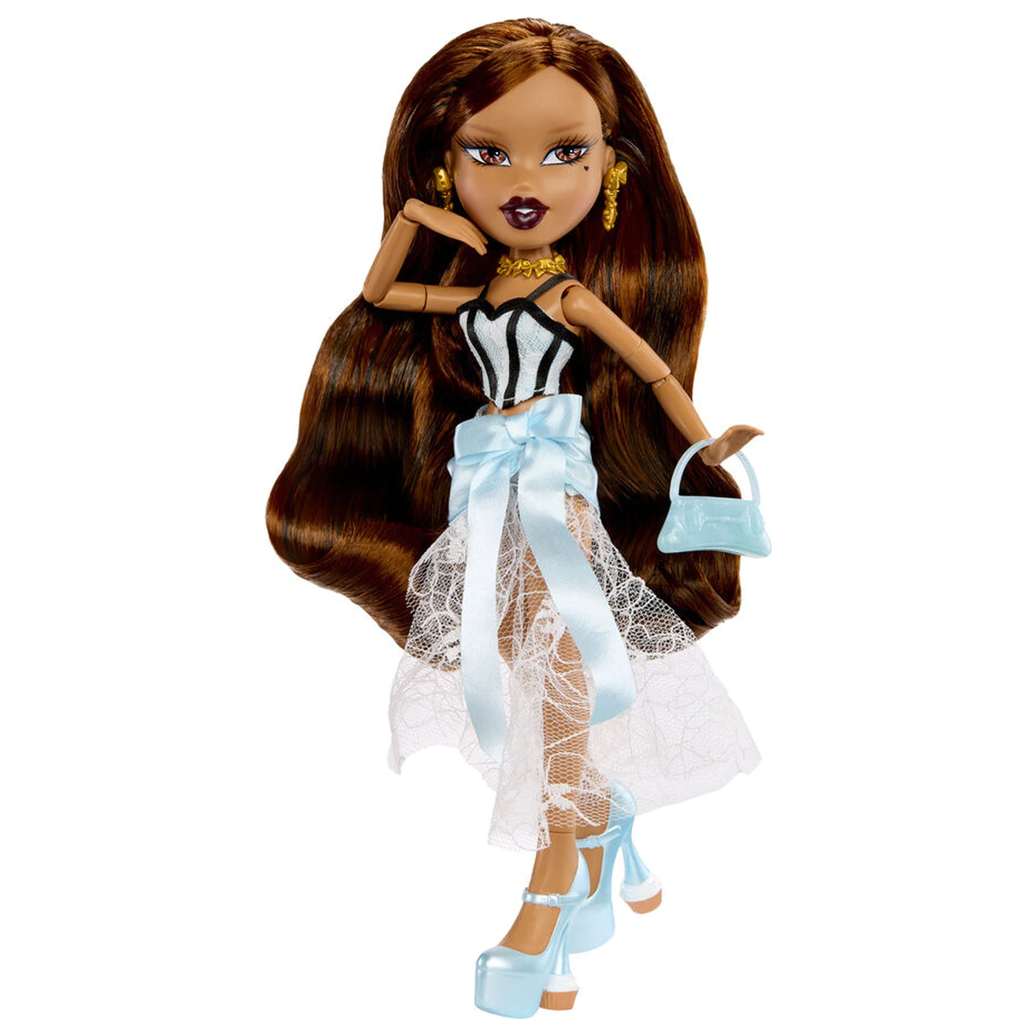 Bratz Stylin Birthday Yasmin játék baba és póló termékfotó