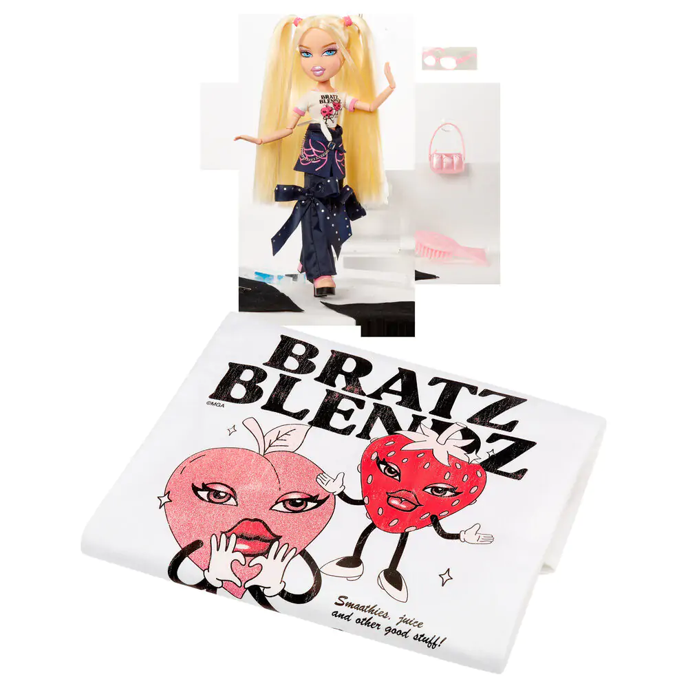 Bratz Stylin Cloe játék baba és póló termékfotó