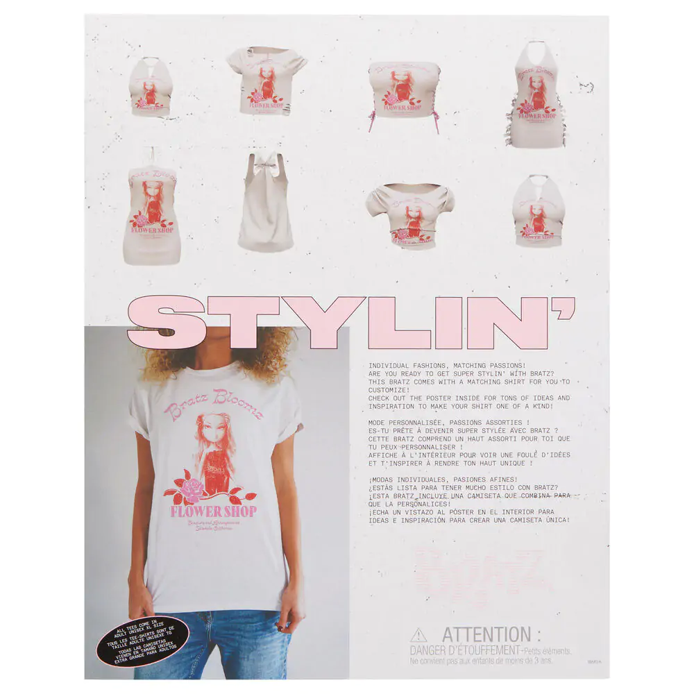 Bratz Stylin Yasmin játék baba és póló termékfotó