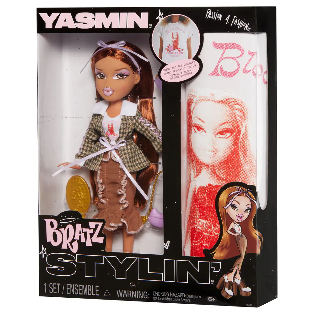Bratz Stylin Yasmin játék baba és póló termékfotó