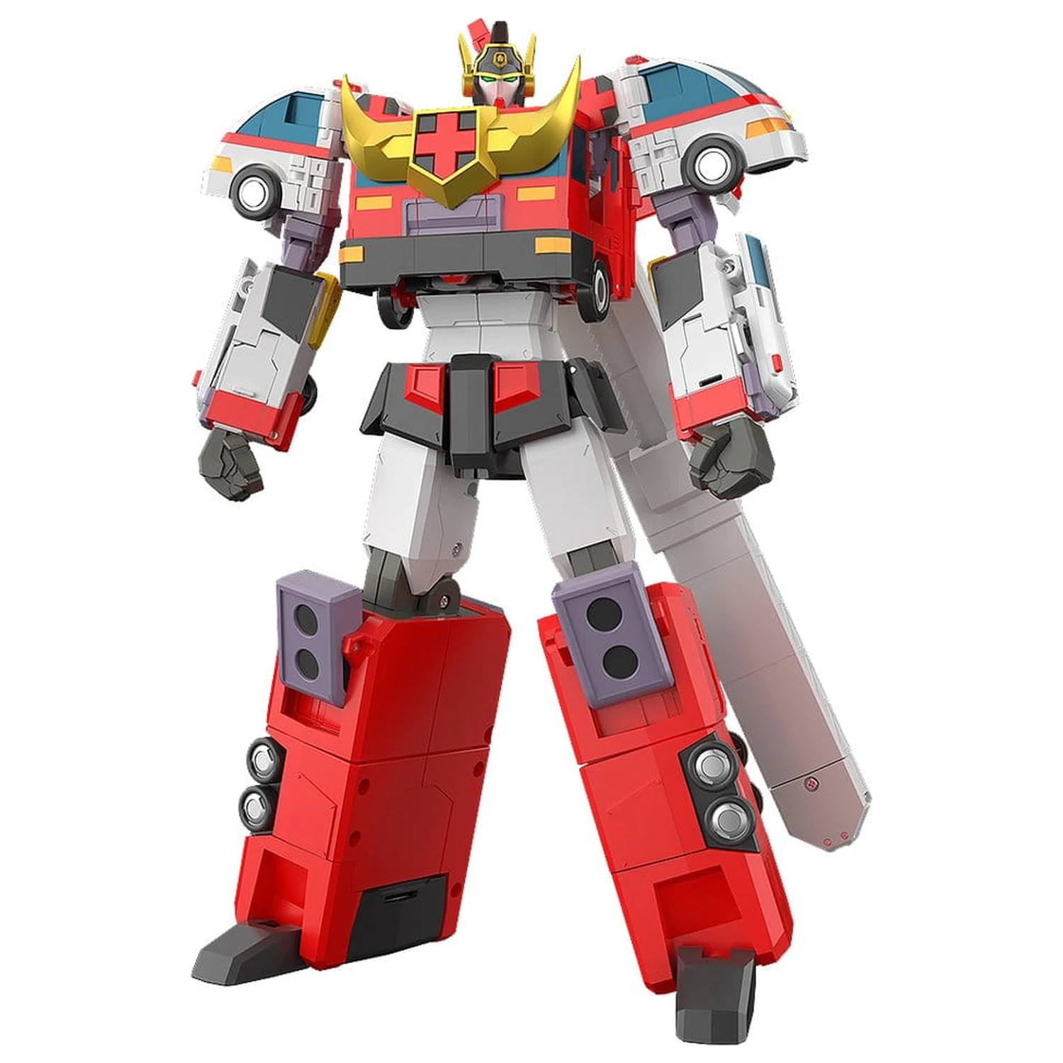 Brave Police J-Decker akciófigura The Gattai Duke Fire 25 cm termékfotó