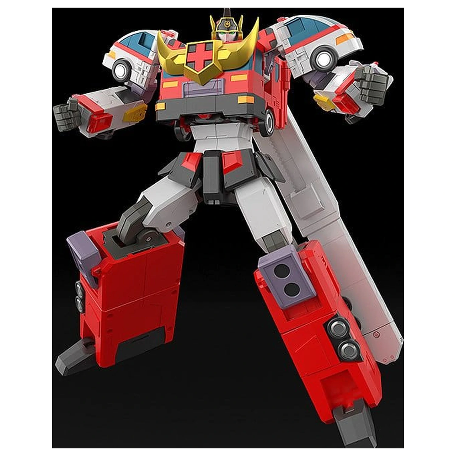 Brave Police J-Decker akciófigura The Gattai Duke Fire 25 cm termékfotó