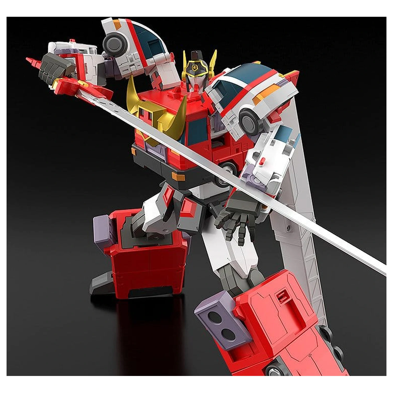 Brave Police J-Decker akciófigura The Gattai Duke Fire 25 cm termékfotó