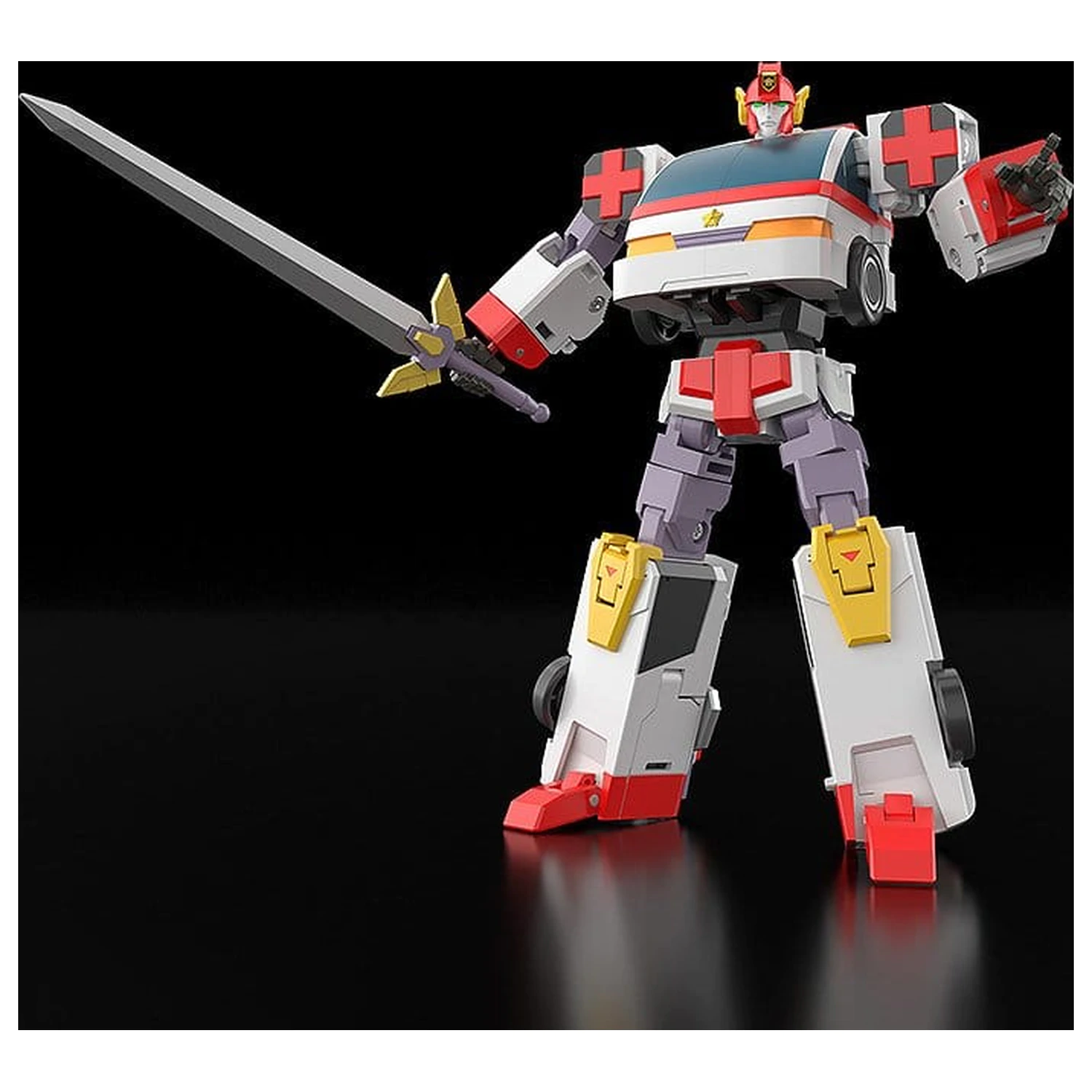 Brave Police J-Decker akciófigura The Gattai Duke Fire 25 cm termékfotó