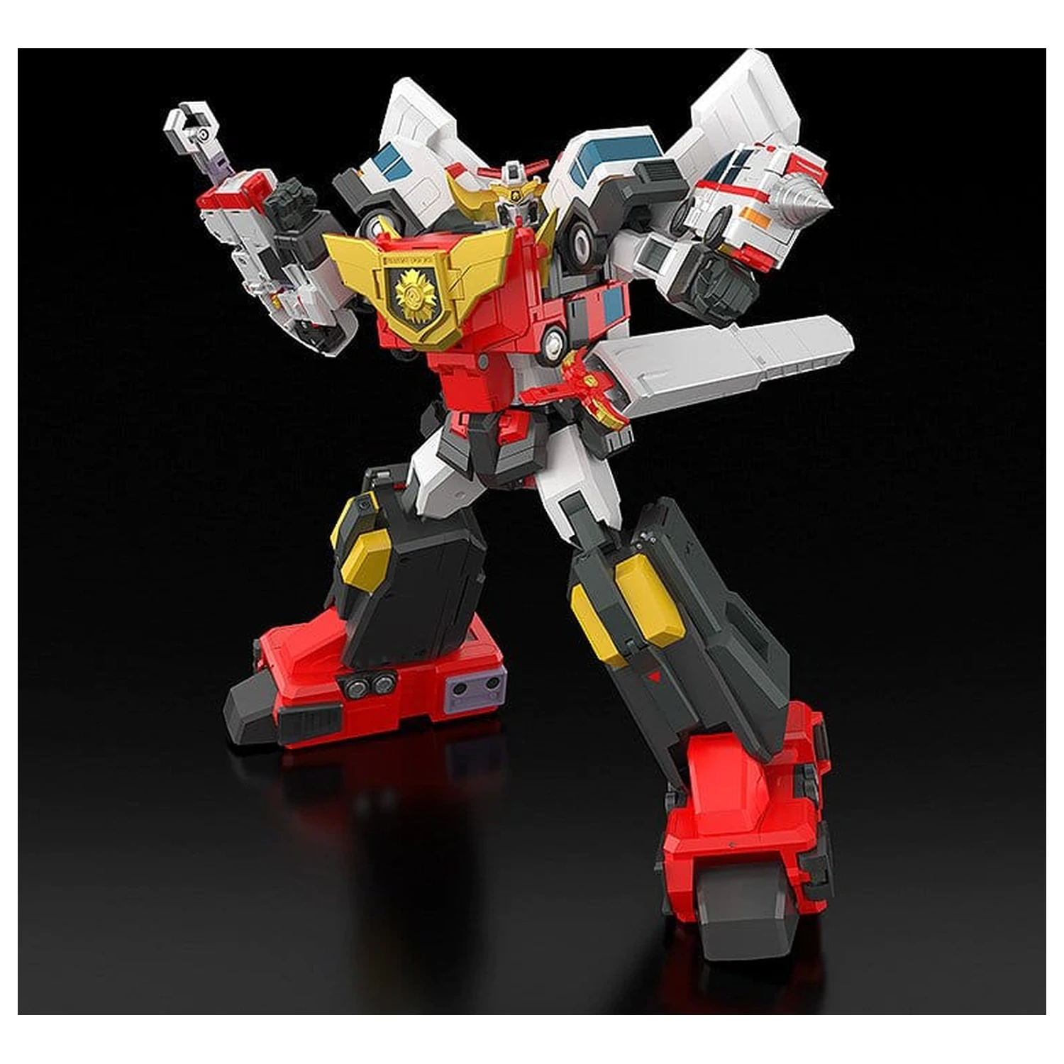 Brave Police J-Decker akciófigura The Gattai Duke Fire 25 cm termékfotó