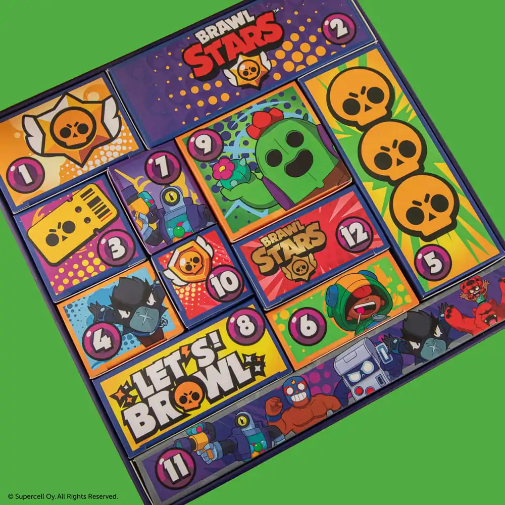 Brawl Stars adventi kalendárium 2025 termékfotó
