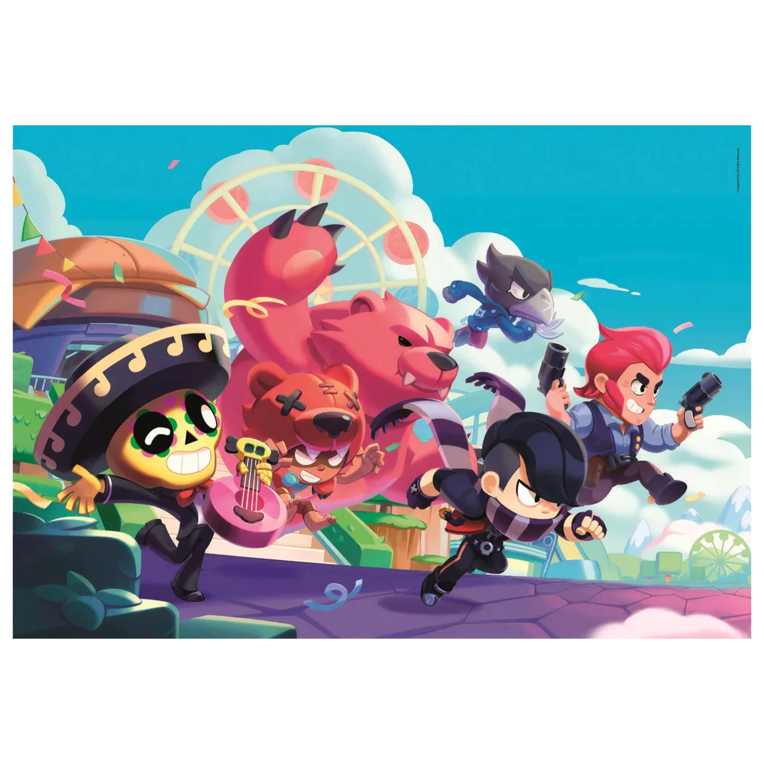 Brawl Stars Battle Rush 180 db-os puzzle termékfotó