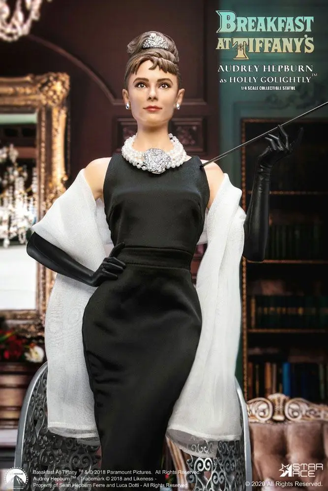 Breakfast at Tiffany's 1/4 Holly Golight (Audrey Hepburn) szobor figura 52 cm termékfotó