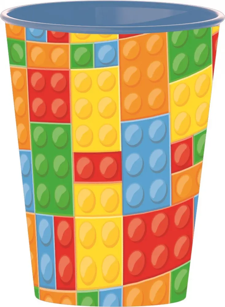 Bricks, Lego mintázatú pohár, műanyag 260 ml termékfotó