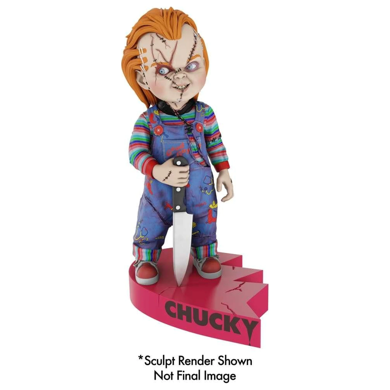 Bride of Chucky Chucky Heart Connect Headknocker 17 cm termékfotó