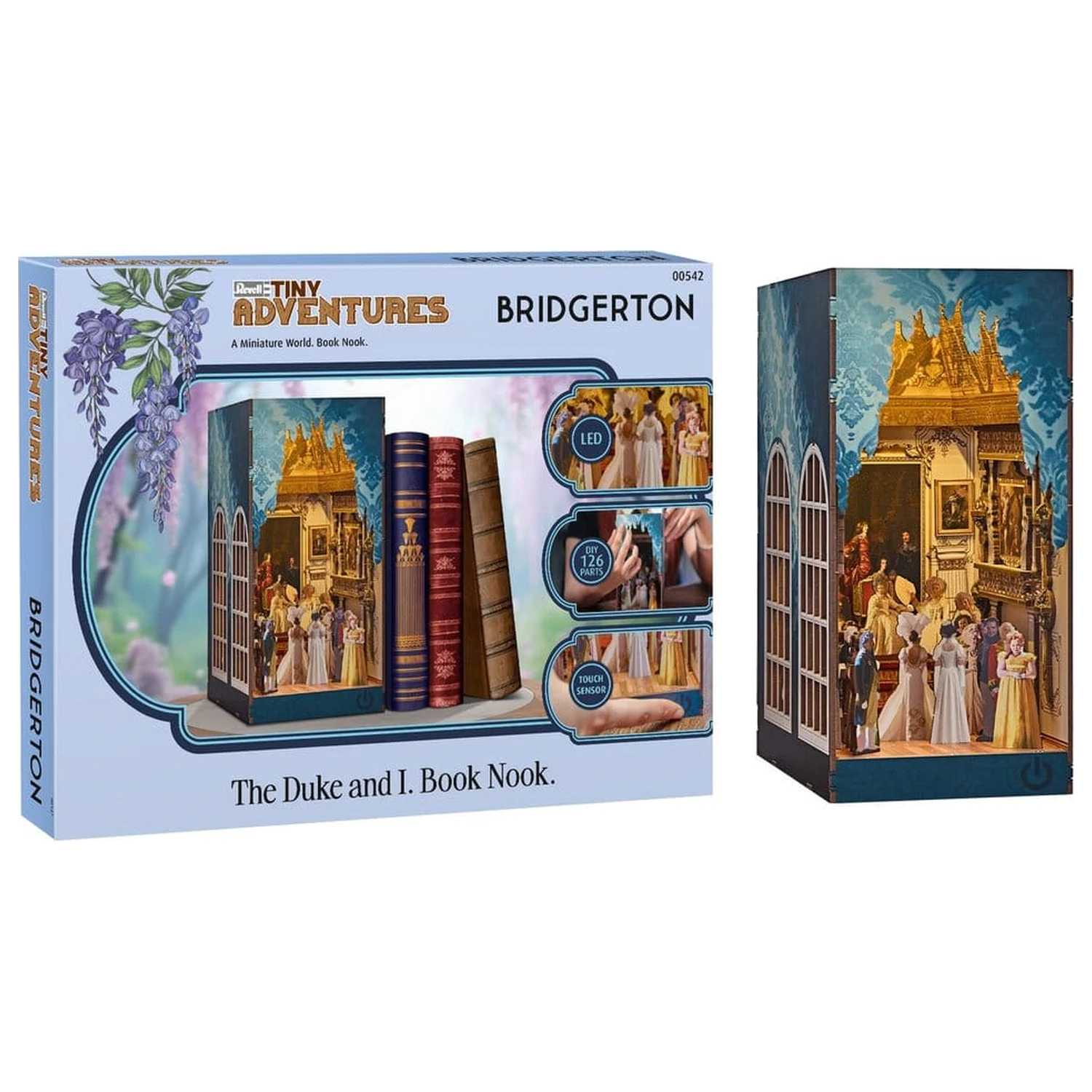 Bridgerton Tiny Adventures Book Nook Mini Diorama The Duke and I 18 cm termékfotó
