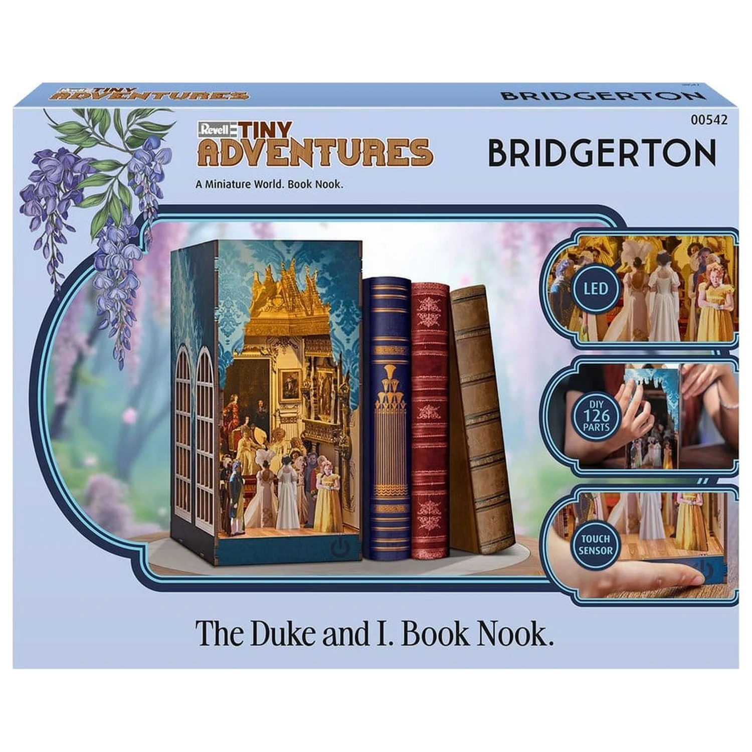 Bridgerton Tiny Adventures Book Nook Mini Diorama The Duke and I 18 cm termékfotó
