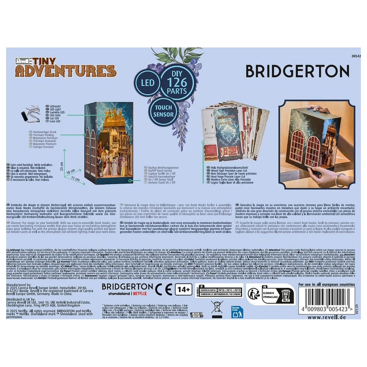 Bridgerton Tiny Adventures Book Nook Mini Diorama The Duke and I 18 cm termékfotó