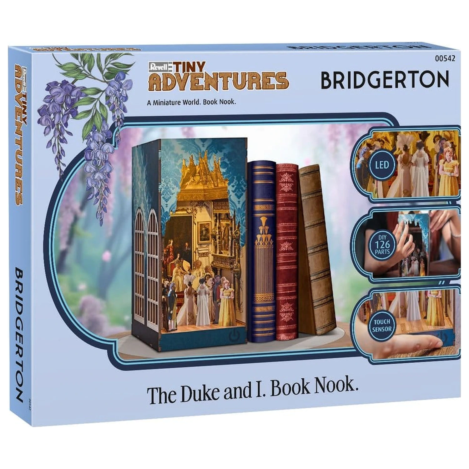Bridgerton Tiny Adventures Book Nook Mini Diorama The Duke and I 18 cm termékfotó