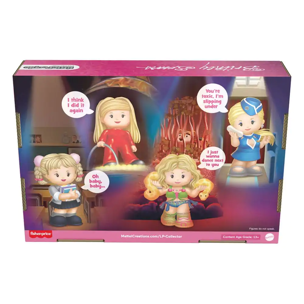 Britney Spears Fisher-Price Little People Collector 4 db-os Mini figura csomag 7 cm termékfotó