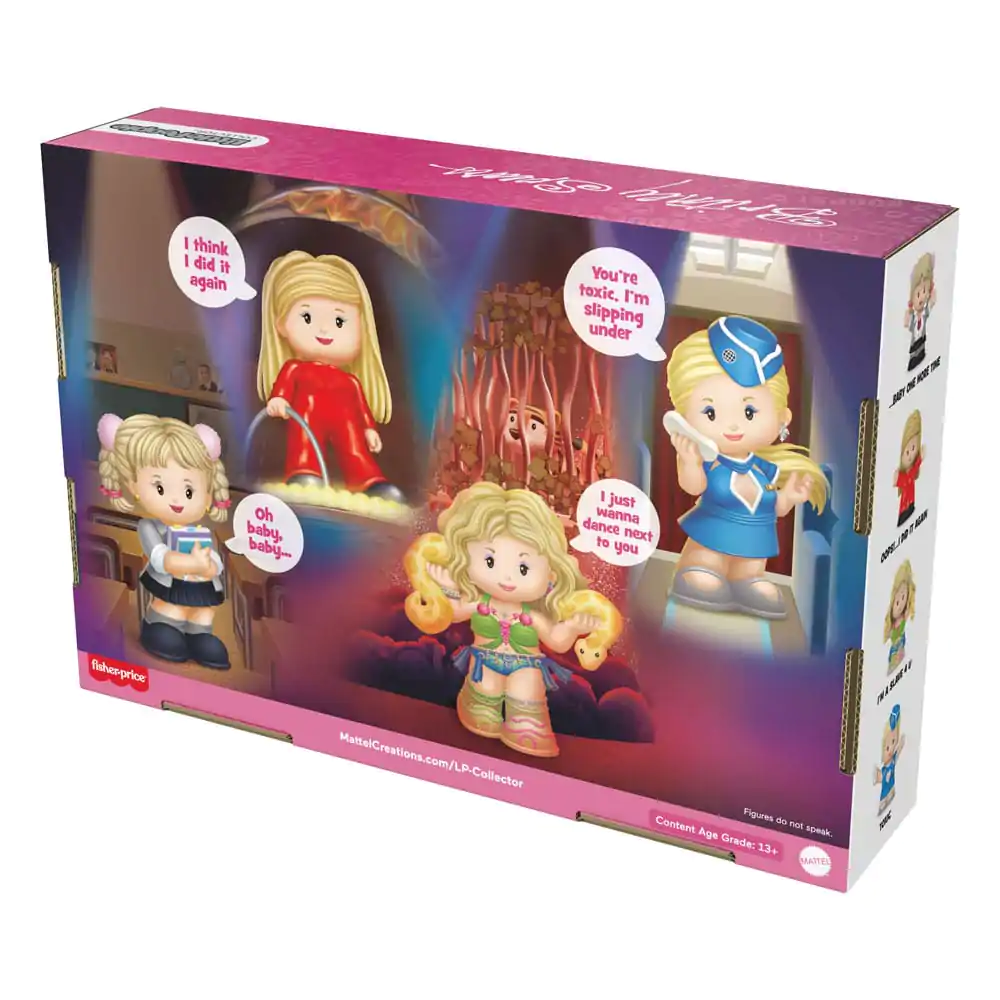 Britney Spears Fisher-Price Little People Collector 4 db-os Mini figura csomag 7 cm termékfotó