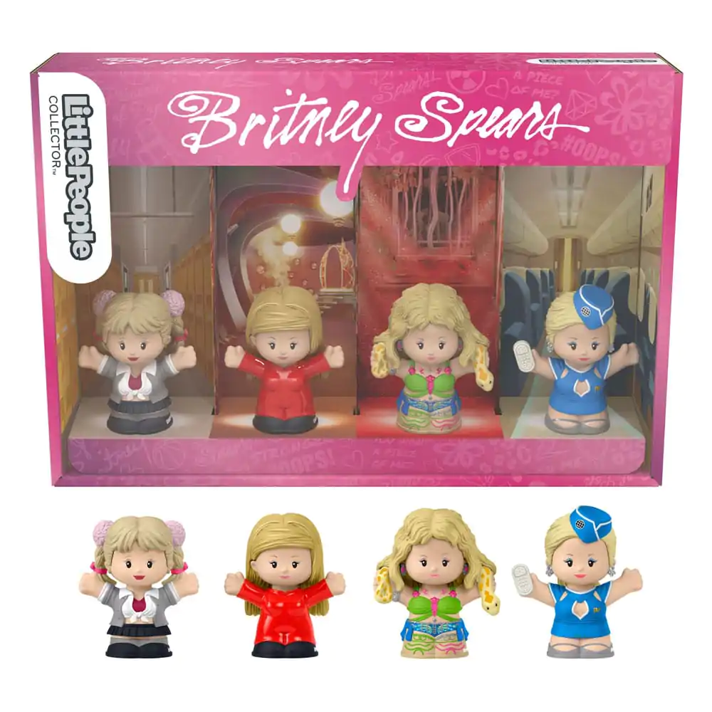 Britney Spears Fisher-Price Little People Collector 4 db-os Mini figura csomag 7 cm termékfotó