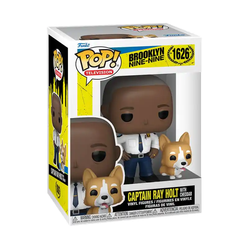Brooklyn Nine-Nine Funko POP! TV Vinyl figura Cpt Holt w/dog 9 cm termékfotó