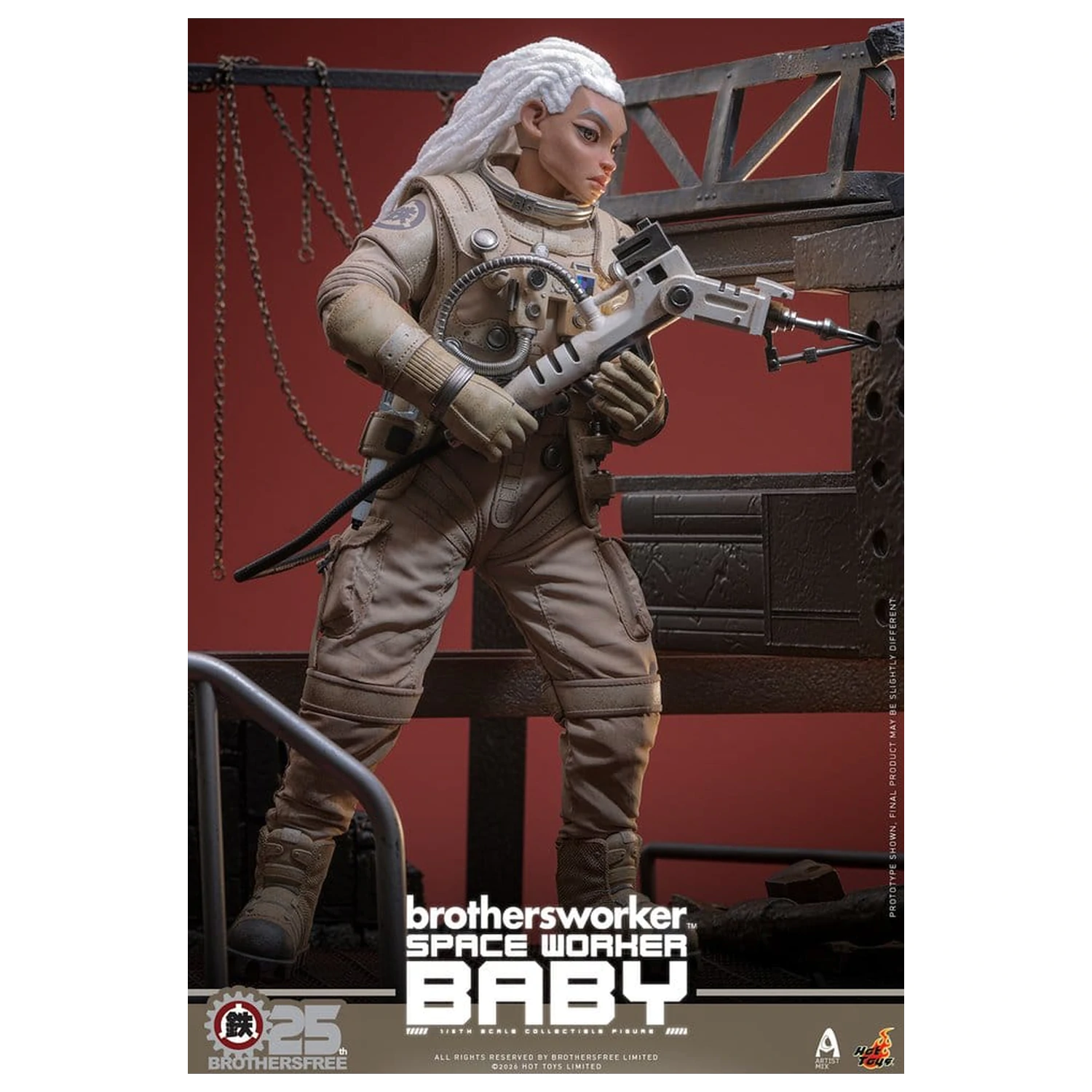 Brothersfree 1/6 Space Worker Baby (Brothersfree 25th Version) akciófigura 28 cm  termékfotó