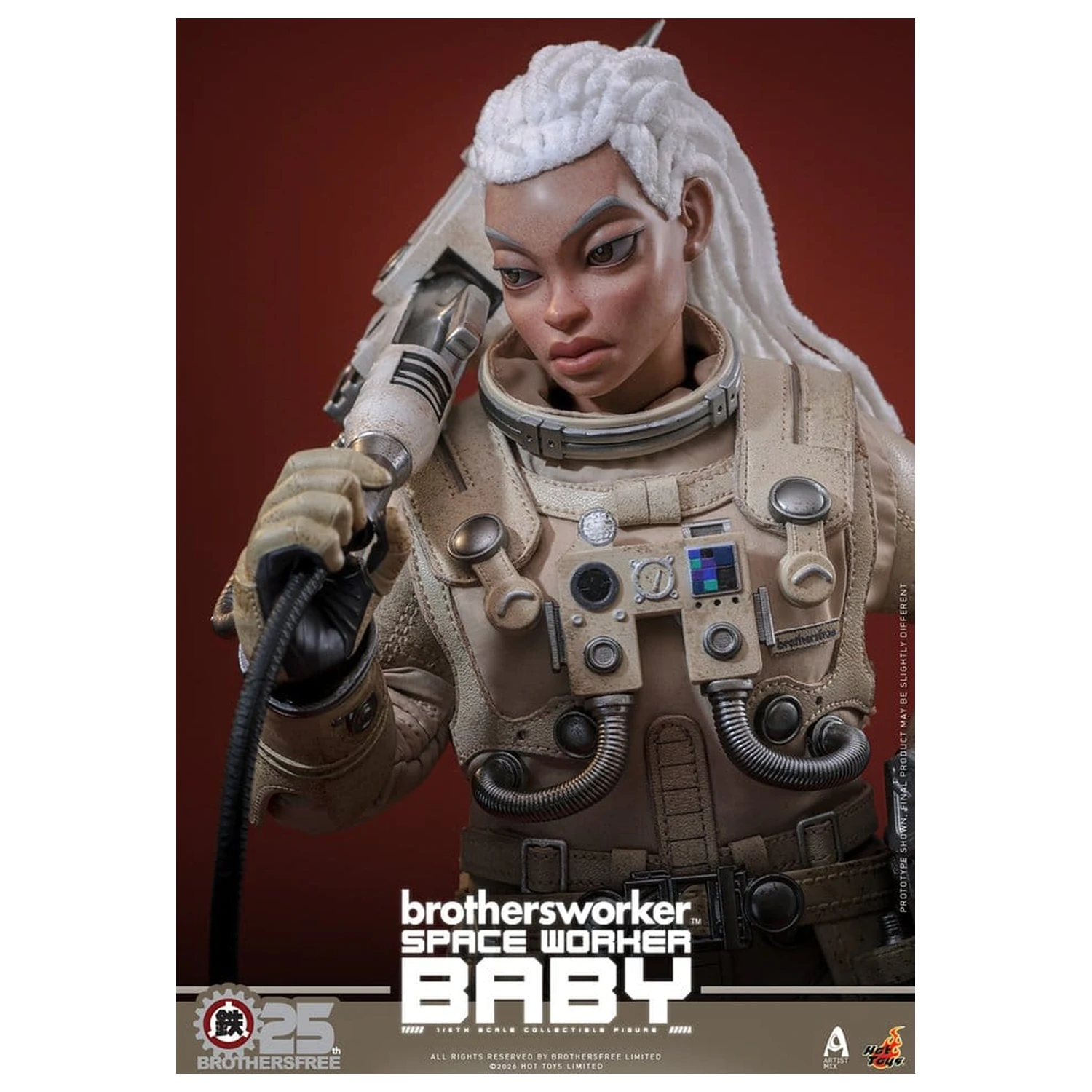 Brothersfree 1/6 Space Worker Baby (Brothersfree 25th Version) akciófigura 28 cm  termékfotó