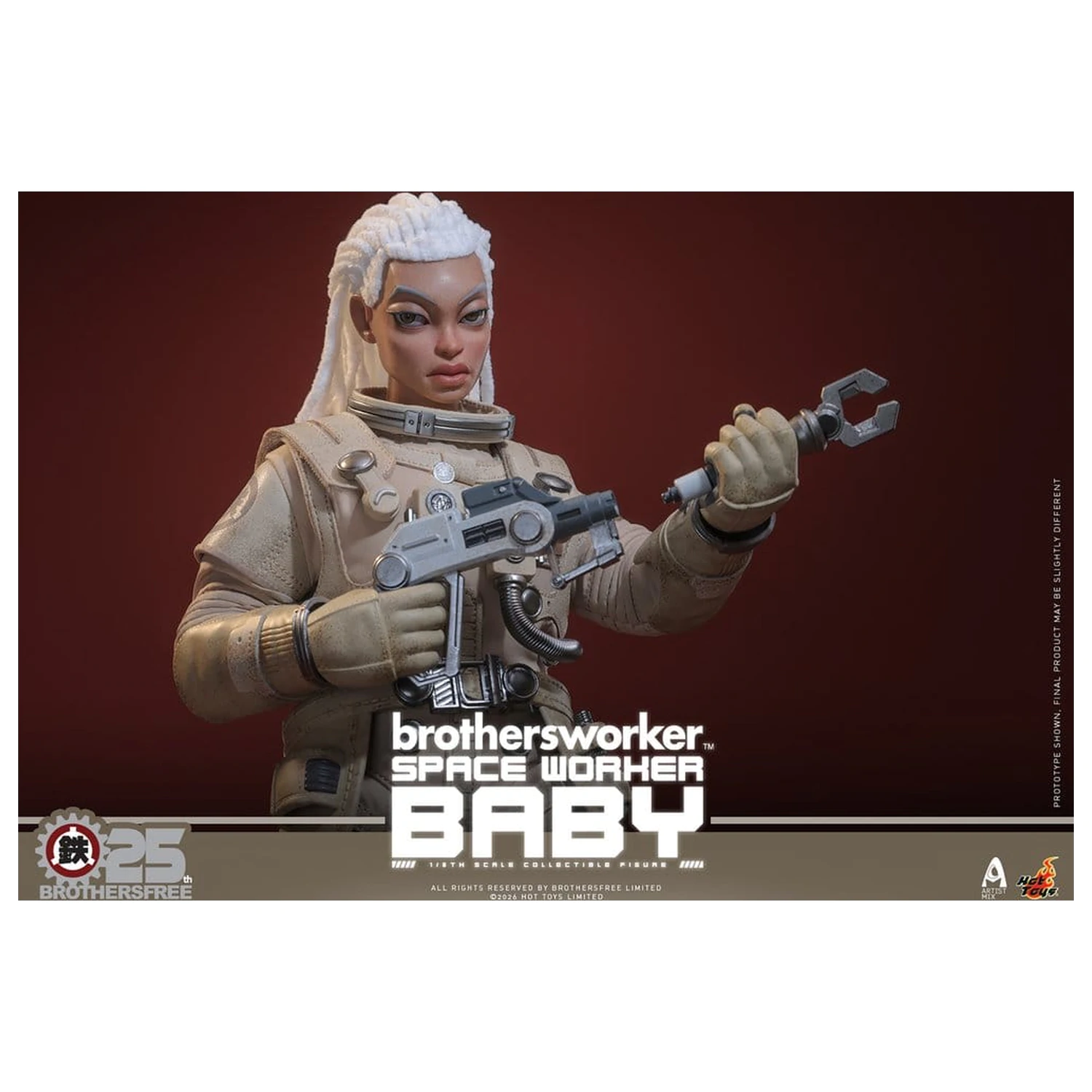 Brothersfree 1/6 Space Worker Baby (Brothersfree 25th Version) akciófigura 28 cm  termékfotó
