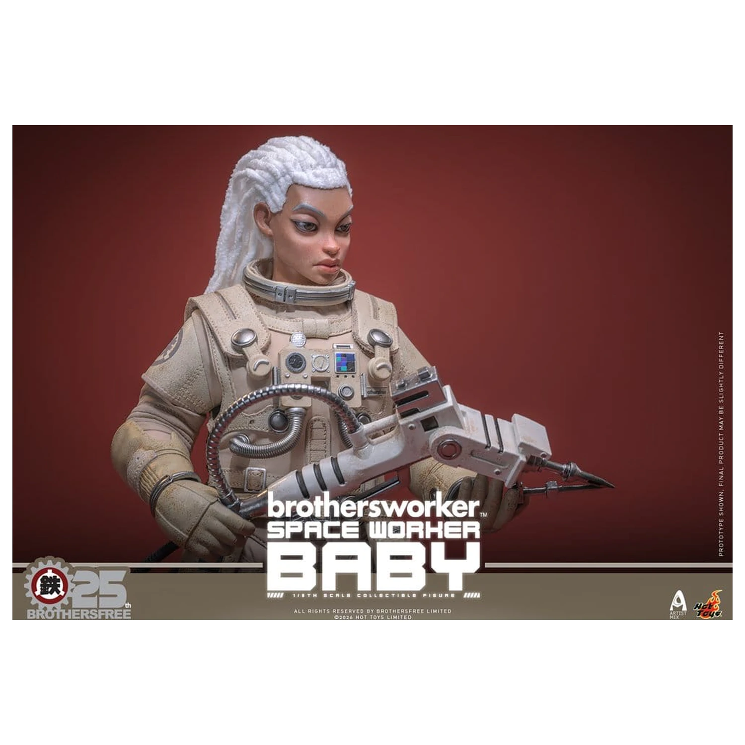 Brothersfree 1/6 Space Worker Baby (Brothersfree 25th Version) akciófigura 28 cm  termékfotó