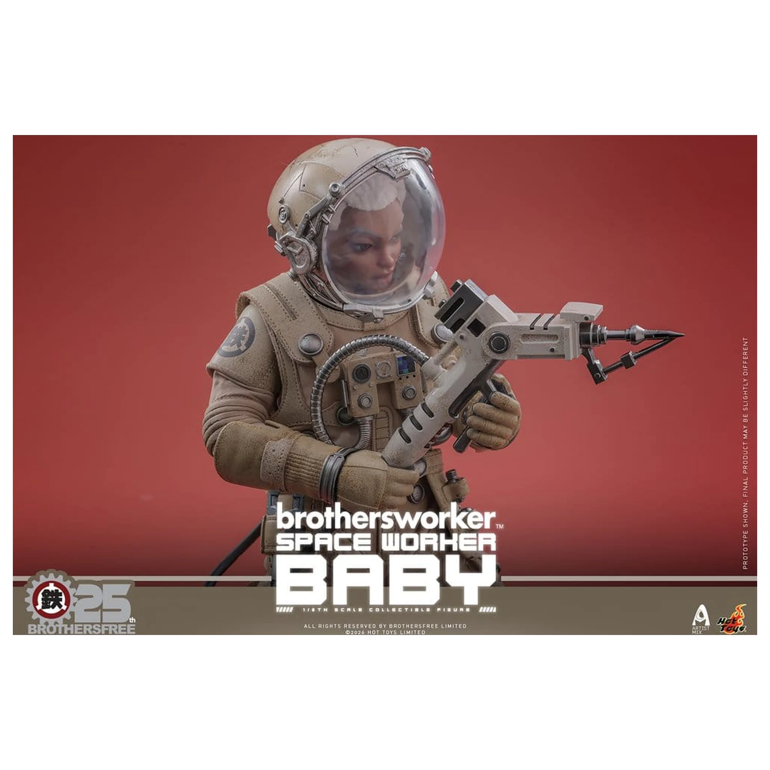 Brothersfree 1/6 Space Worker Baby (Brothersfree 25th Version) akciófigura 28 cm  termékfotó