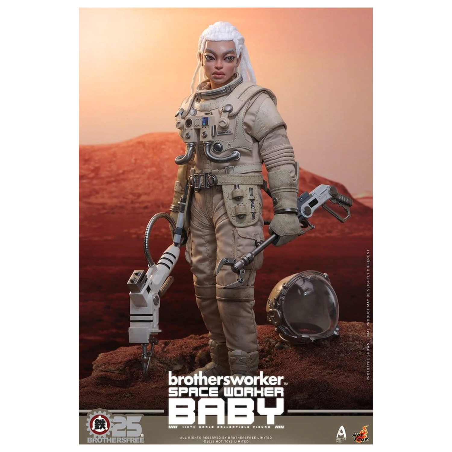 Brothersfree 1/6 Space Worker Baby (Brothersfree 25th Version) akciófigura 28 cm  termékfotó
