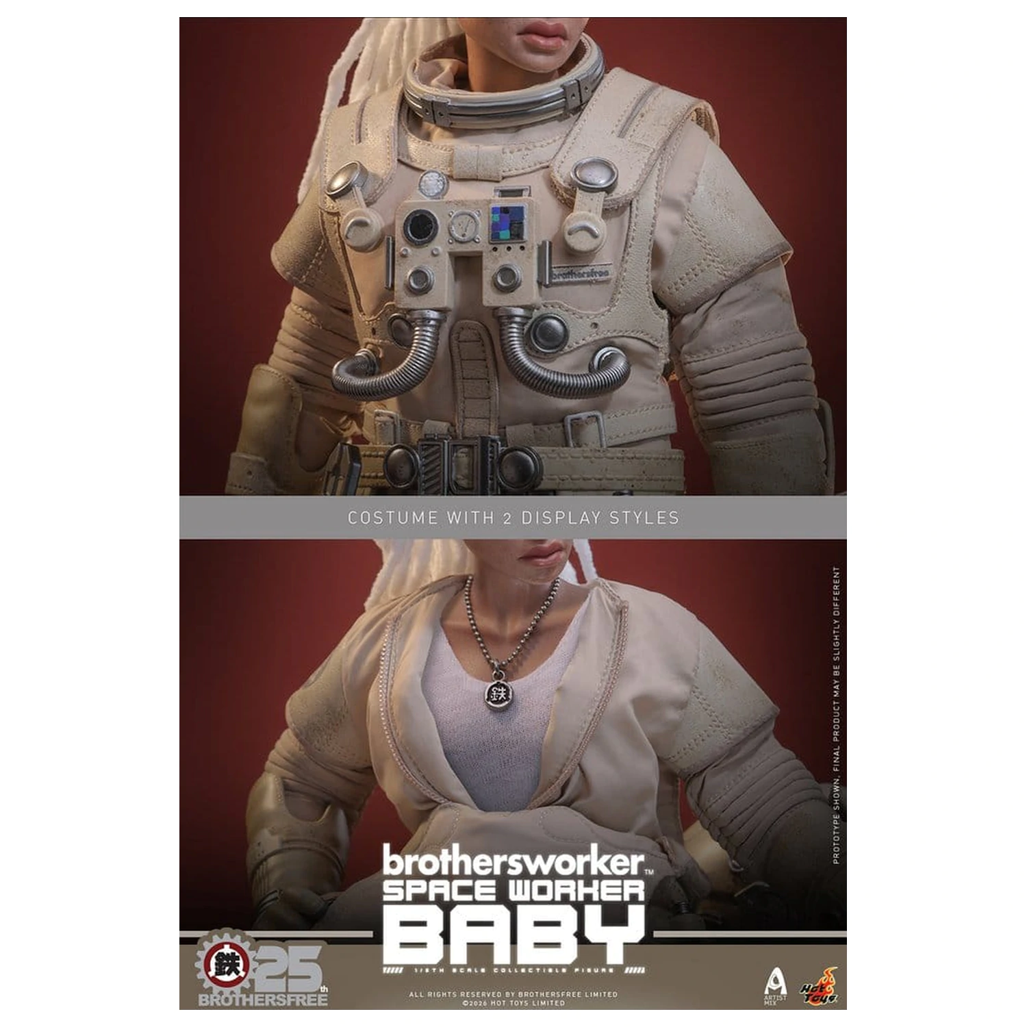 Brothersfree 1/6 Space Worker Baby (Brothersfree 25th Version) akciófigura 28 cm  termékfotó