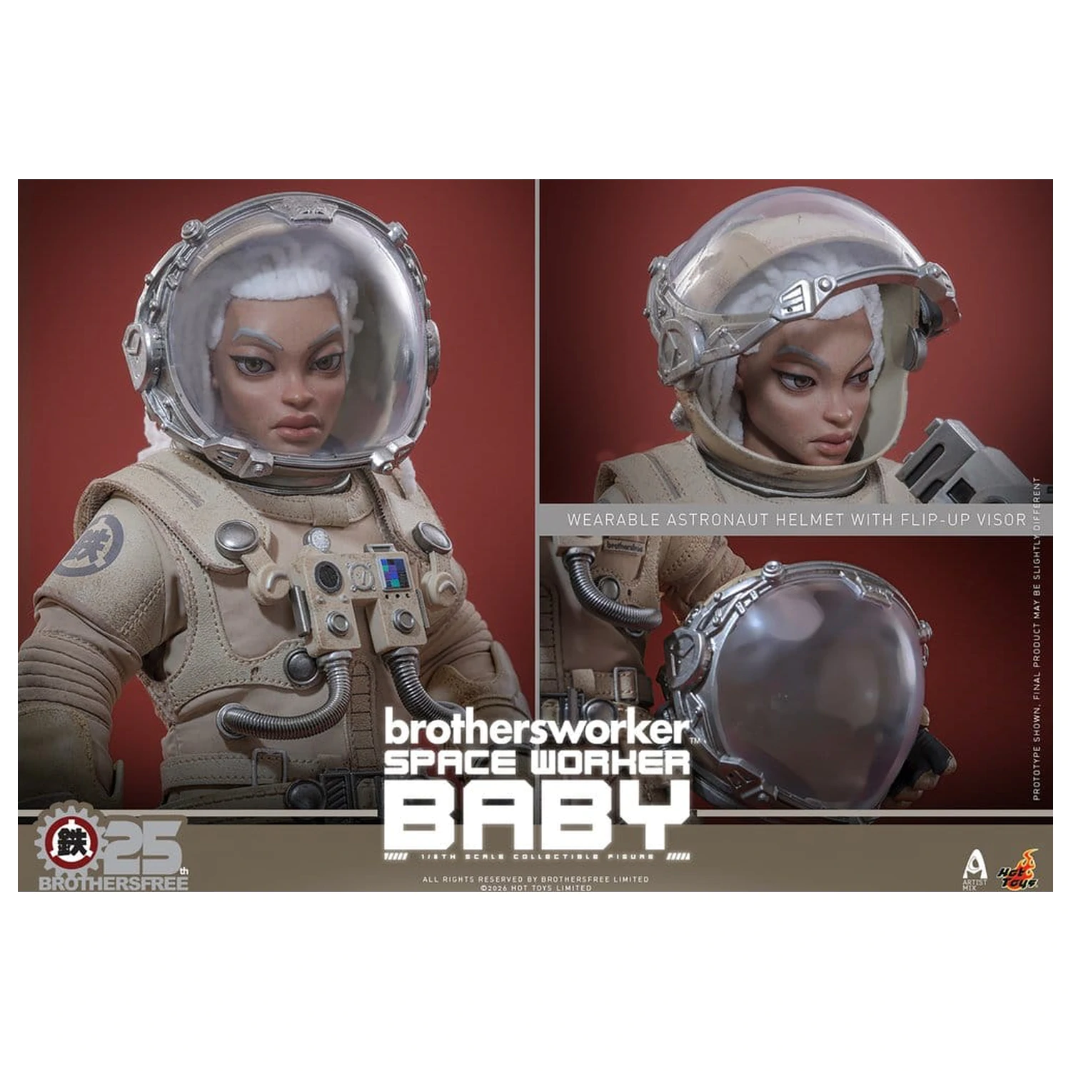 Brothersfree 1/6 Space Worker Baby (Brothersfree 25th Version) akciófigura 28 cm  termékfotó