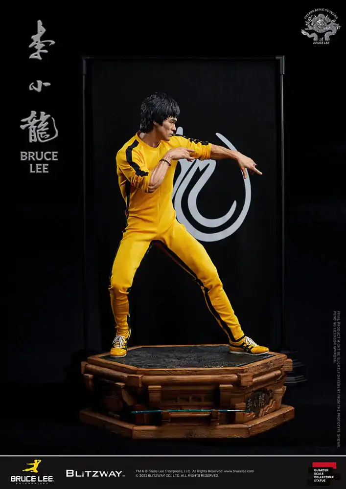 Bruce Lee 1/4 50th Anniversary Tribute szobor figura 55 cm termékfotó