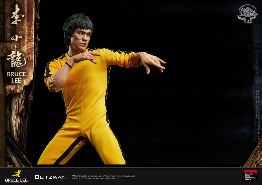 Bruce Lee 1/4 50th Anniversary Tribute szobor figura 55 cm termékfotó