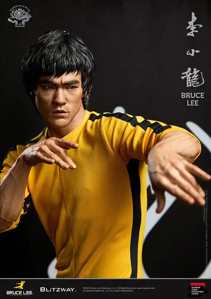 Bruce Lee 1/4 50th Anniversary Tribute szobor figura 55 cm termékfotó