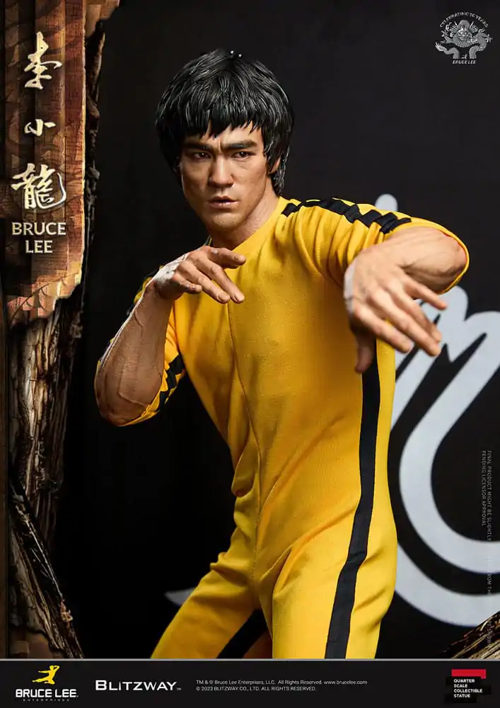 Bruce Lee 1/4 50th Anniversary Tribute szobor figura 55 cm termékfotó