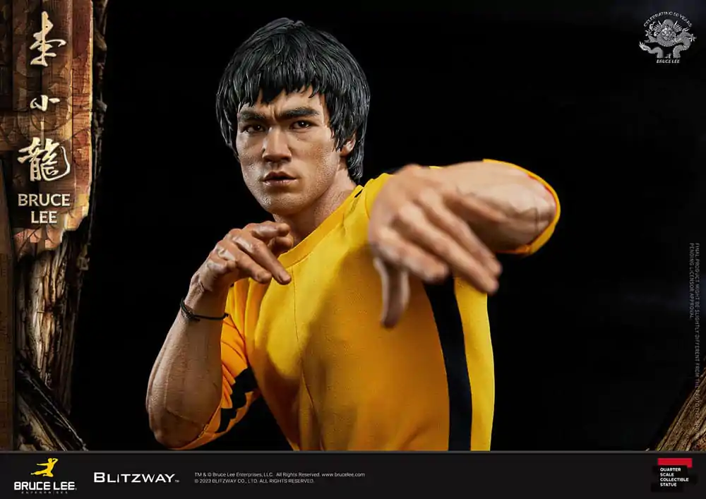 Bruce Lee 1/4 50th Anniversary Tribute szobor figura 55 cm termékfotó
