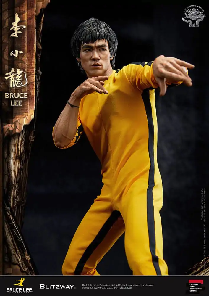 Bruce Lee 1/4 50th Anniversary Tribute szobor figura 55 cm termékfotó