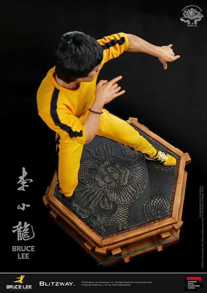 Bruce Lee 1/4 50th Anniversary Tribute szobor figura 55 cm termékfotó