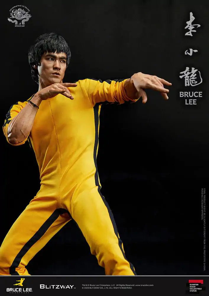 Bruce Lee 1/4 50th Anniversary Tribute szobor figura 55 cm termékfotó