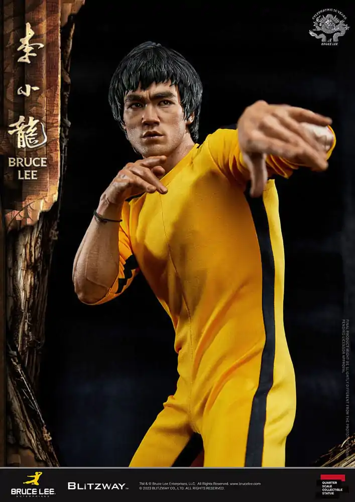Bruce Lee 1/4 50th Anniversary Tribute szobor figura 55 cm termékfotó