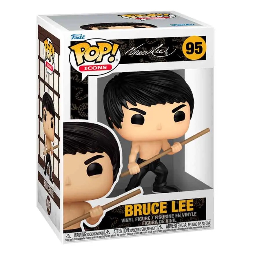 Bruce Lee Funko POP! Icons Vinyl figura Bruce Lee(dynamic) 9 cm termékfotó