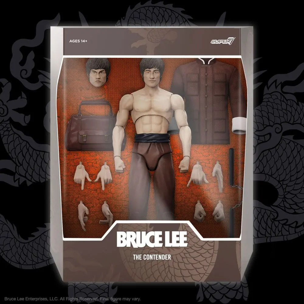 Bruce Lee Ultimates Bruce The Contender akciófigura 18 cm termékfotó